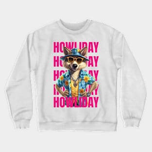 Howliday Adventure: Wolf and Summer Inspired T-Shirt Crewneck Sweatshirt